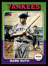 Babe Ruth 2010 Topps Update Vintage Legends Collection #VLC-31 Yankees ESE QTY