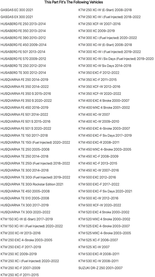 Tusk Motorcycle Enduro Lighting Kit with Taillight For KTM 450 XC-W 2007-2016 Foto 3 de 4