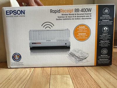 Epson Rapid Receipt RR-400W Wireless Receipt And Document Scanner 