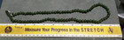 25 inch Green jade necklace 8 mm beads Silver hook clasp — photo 1