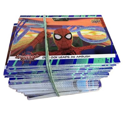 Upper Deck Spider-Man: Into the Spider-Verse 2022 Trading Cards Red Parallel