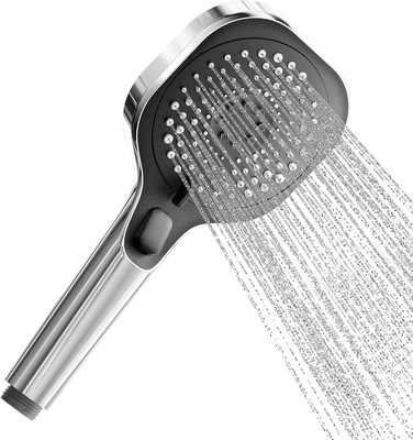 Cobbe Duschkopf mit Stoppfunktion, Duschkopf Wassersparend Duschbrause mit