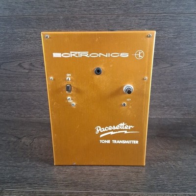 Vintage Kraft Ecktronics Pacesetter R/C Aircraft Tube Tone Transmitter Untested