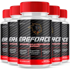 (5 Pack) Ereforce Pills for Men Advanced Formula Vitamin Supplement 300 Capsules