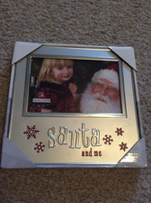 Malden International Designs Santa & Me Silver Picture Frame 4x6 Photo New