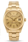 Rolex Date 34mm 1503 Solid 14k Yellow Gold Oyster Bracelet Automatic Vintage
