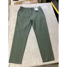 Members Mark Mens Sandwash Pant Sage Green Large Moisture Wicking Drawstring L