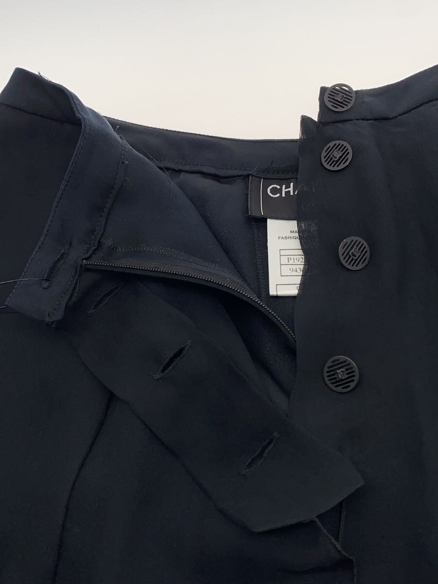 CHANEL skirt size 38 silk black thumbnail 3