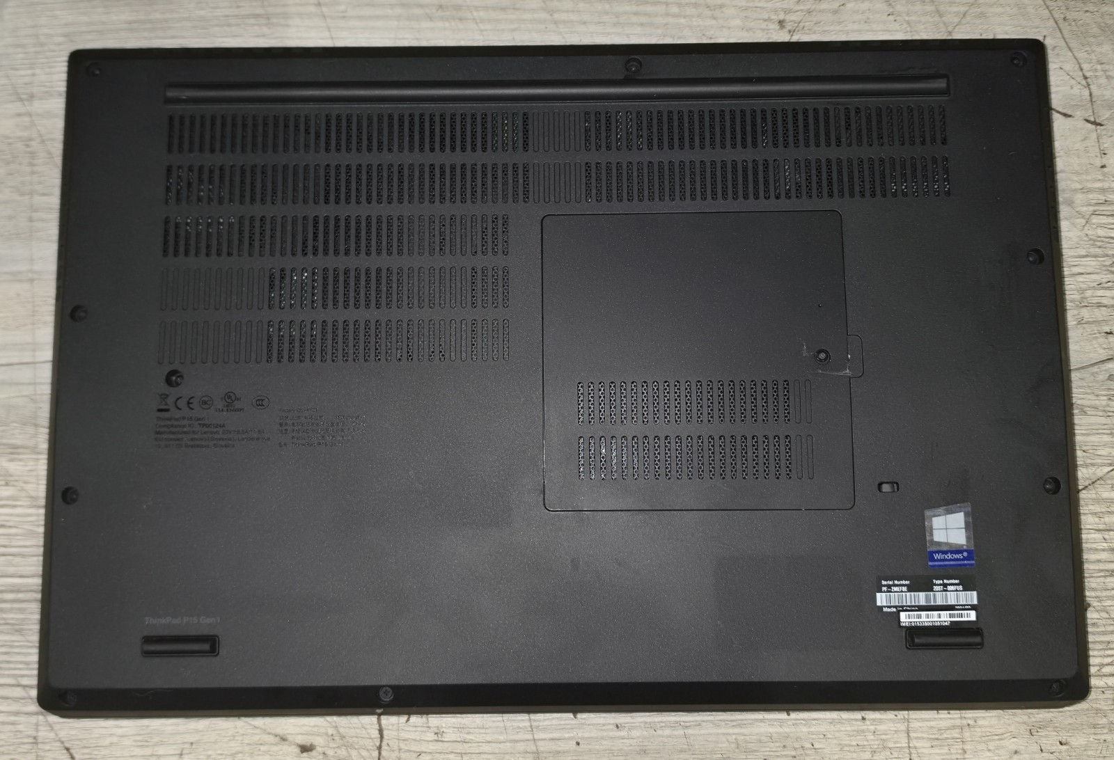 Lenovo ThinkPad P15 Gen 1, 15.6-Inch Laptop, with i7-10850H, Windows 11 Home