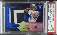 2016 Certified Mirror Blue 27/50 Dak Prescott #229 PSA 8 Auto 0nr3