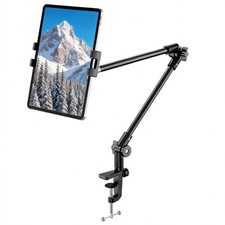 Tablet Stand Holder, Adjustment iPad Phone Mount, 27in Long Arm Webcam Stand ...