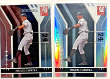 2 Card Lot 2004 Donruss Elite #99 Miguel Cabrera Turn of the Century /750 & Base