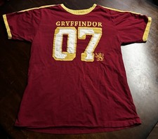 Harry Potter Gryffindor Quidditch Jersey Shirt Wizarding World Universal L