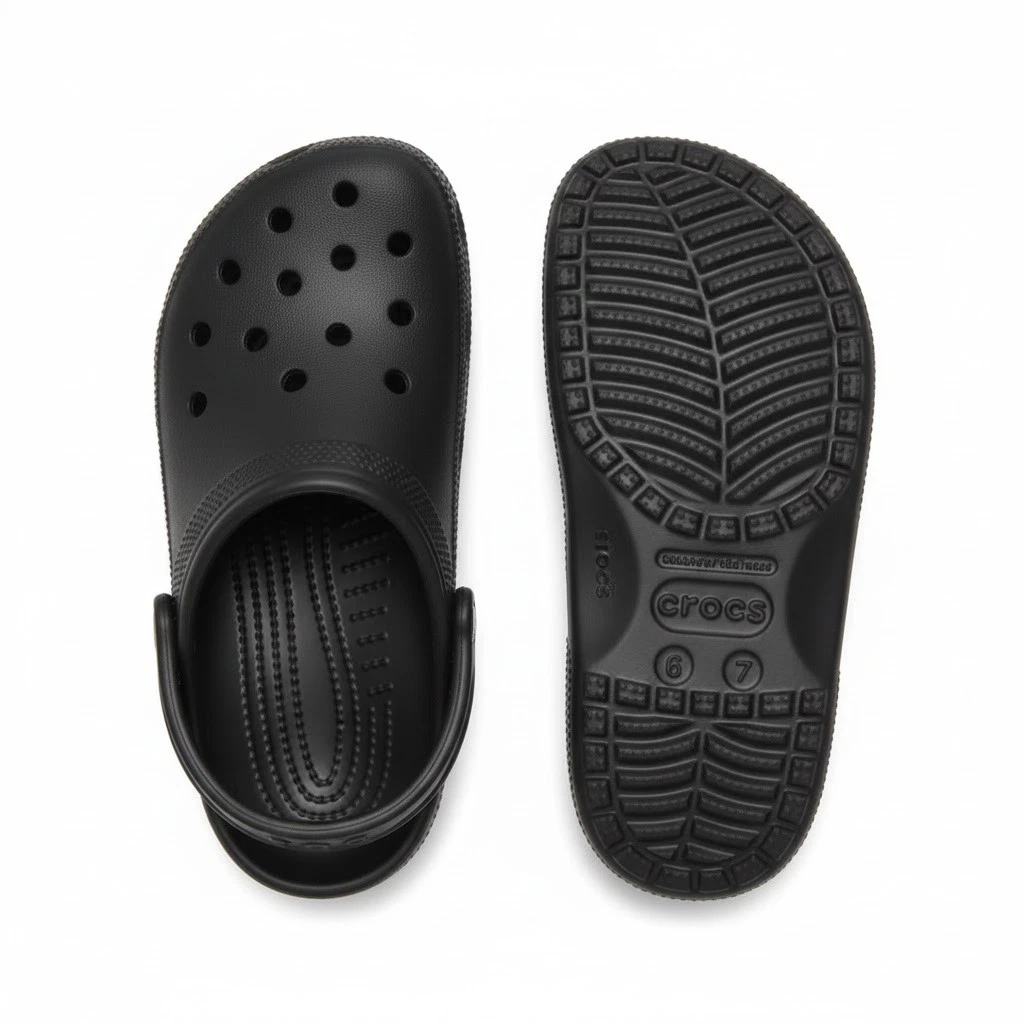 新品タグ付きCrocs Classic Clog Black Slippers Crocs Black Slippers for Men for sale | eBay