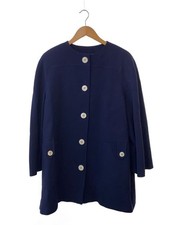 VALENTINO GARAVANI Coat Wool NVY Solid