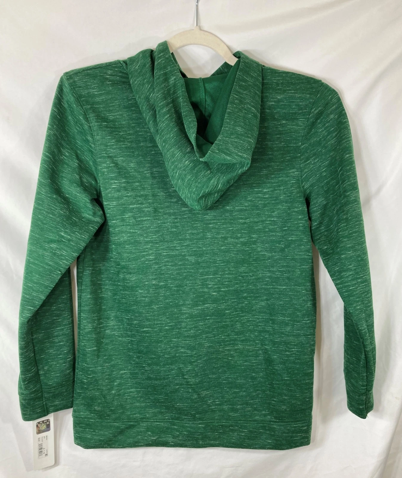 VETEMENTS Felpa con cappuccio NFL Teams Apparel New York Jets ragazzo XL (16 18) verde logo tasche