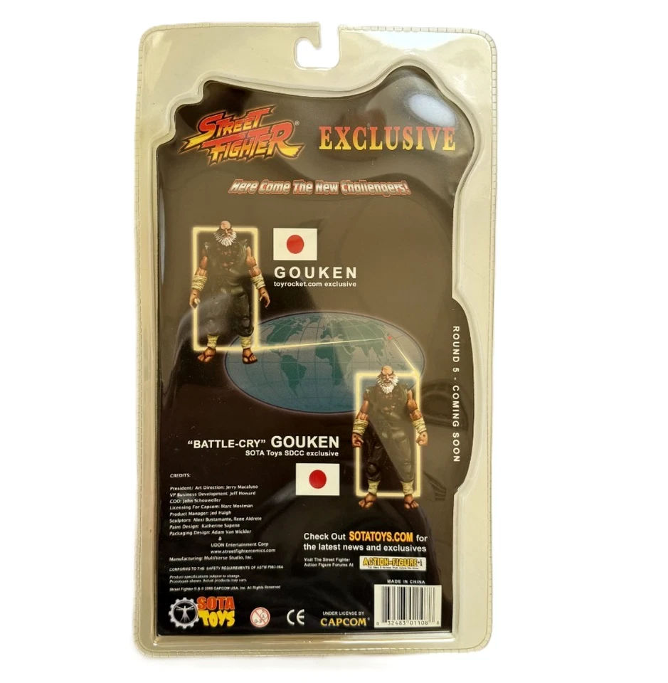 Street Fighter GOUKEN Battle Cry figure Sota Toys - Imagen 3 de 4