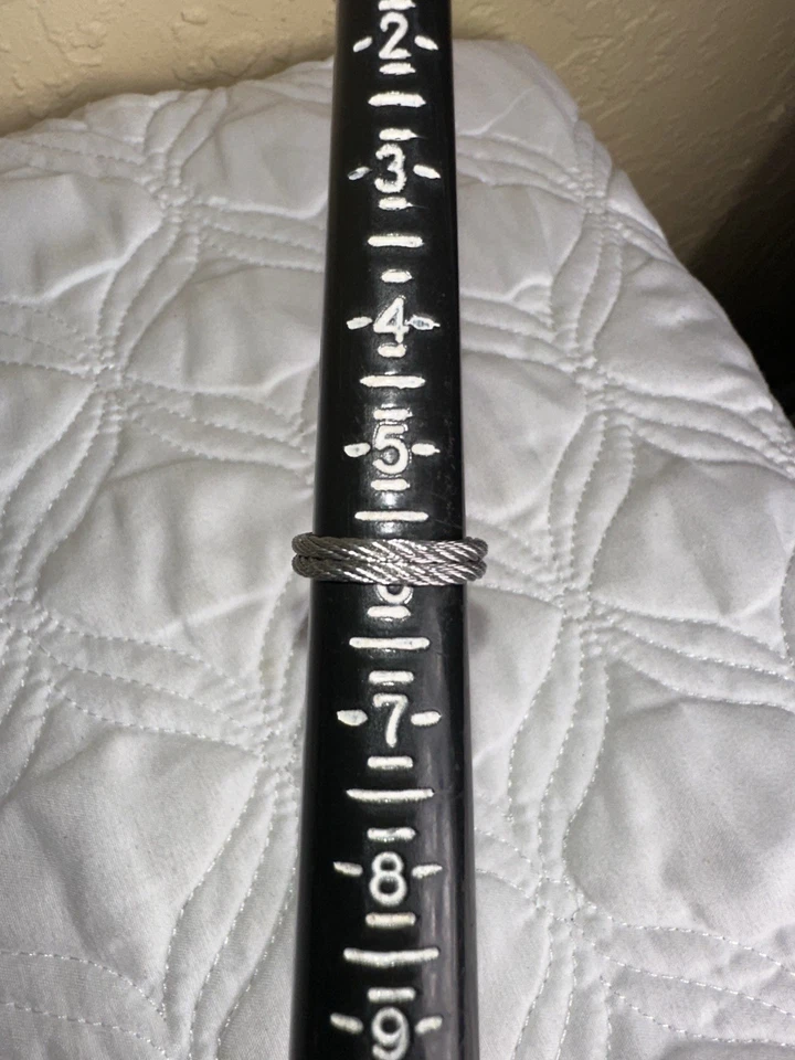 Philippe Charriol Stainless Steel and 18k Gold Ring size 6 - Image 3 of 4