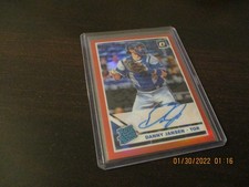 danny jansen rated rookie auto optic 2019 numbered/50 orange refractor