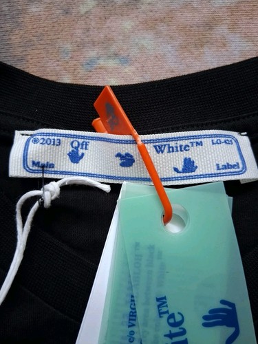 T-shirt Off-White Moon Tab maglietta nera vestibilità oversize taglia extra large XL NUOVA CON ETICHETTE - Foto 5 di 13