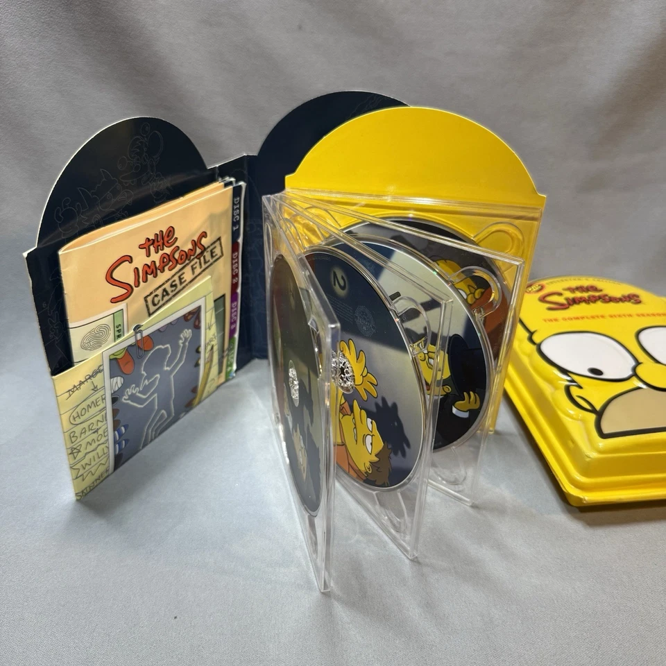 The Simpsons Complete DVD Lot - Seasons 6 7 8 10 - Homer Marge Bart Maggie Heads - Image 3 of 4