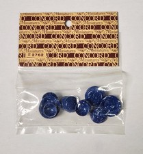 Dollhouse Miniatures 1:12 Scale Blue Enamelware Dishes, 12/Pc