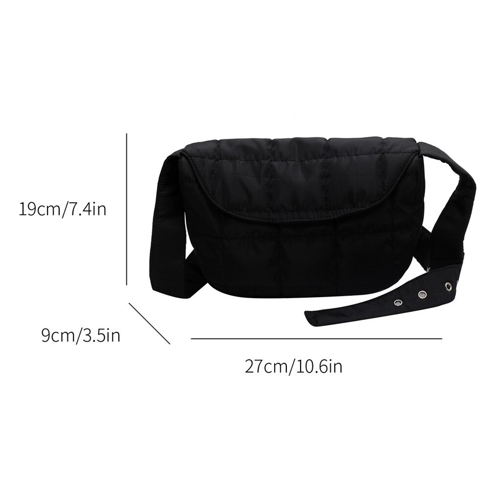  Cotton Crossbody Bags Flap Pocket Messenger Bags Lightweight for