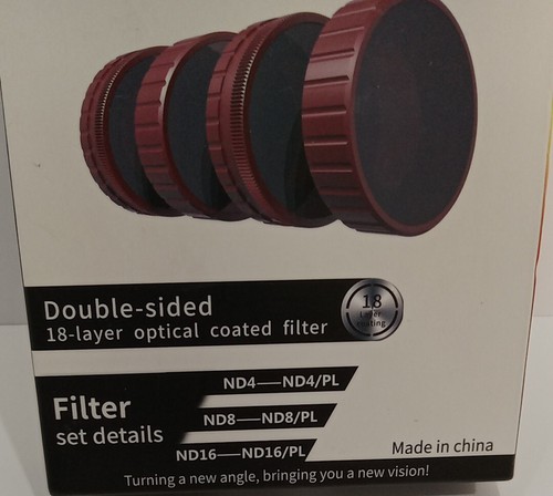 DJI Action Camera doppia faccia 18 strati ottico rivestito filtro set - Foto 2 di 8