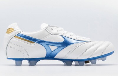 Mizuno Men Morelia II Japan MD Cleats White Soccer Football