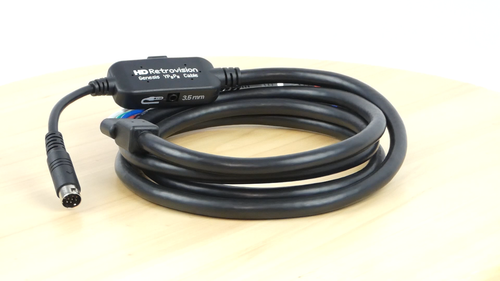 HD Retrovision Genesis / Mega Drive 2 YPbPr Component Cable PS1 MD1 Saturn Adap. - Video 1 of 1