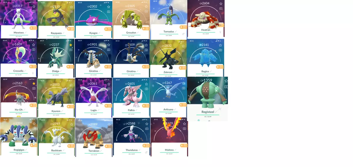 Shiny Mewtwo Pokemon Go Registered