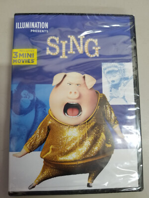 Sing DVD Matthew McConaughey NEW