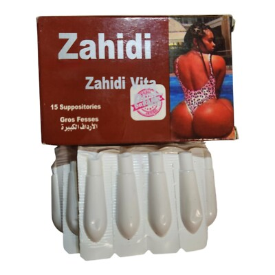 #ad ZAHIDI VITA PLUS. BIG HIP ORIGINAL 15 SUPPOSITORIES $60.00