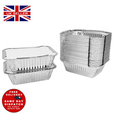 AMOS Aluminium Foil Food Tray Takeaway Containers With Paper Lid