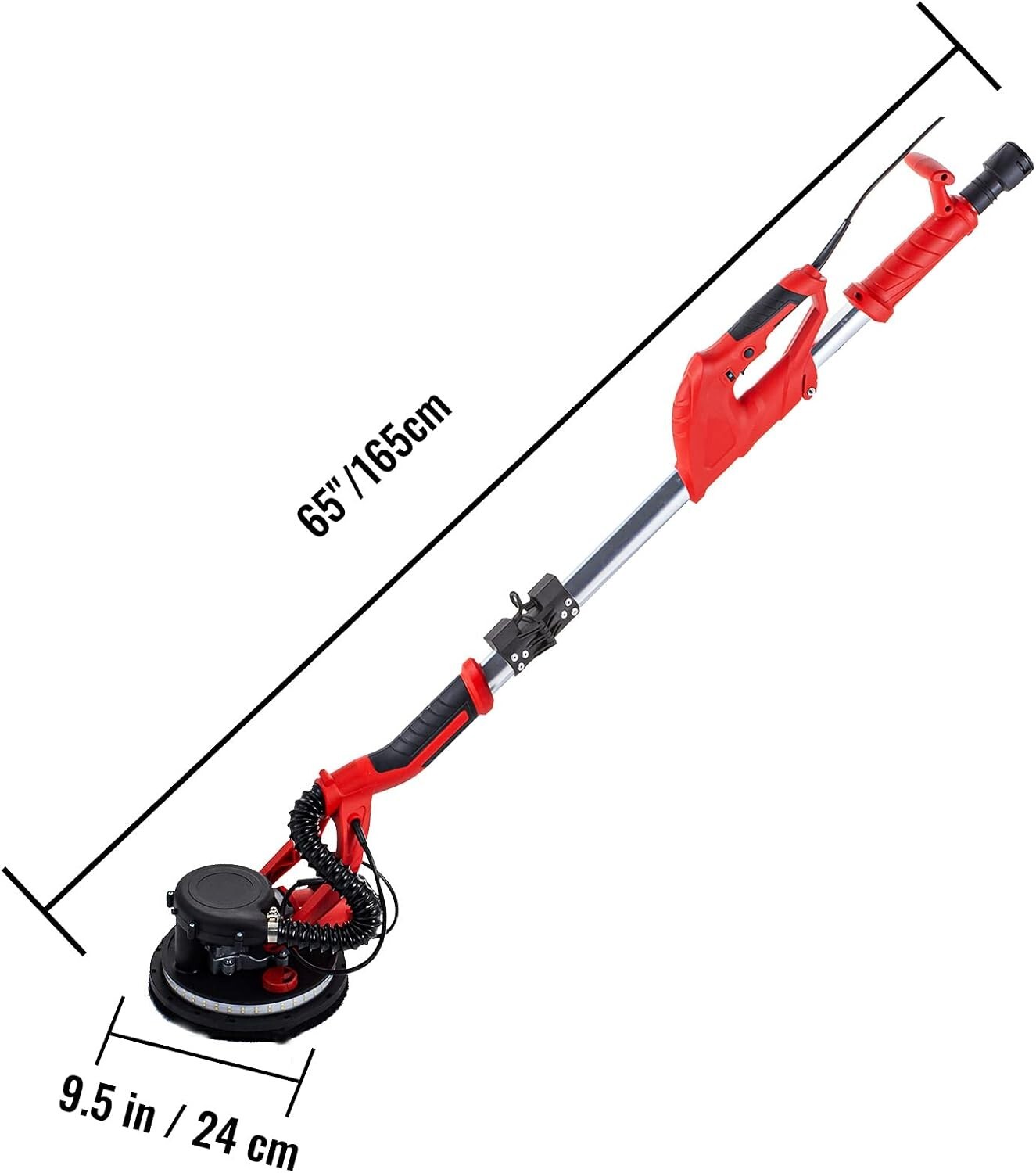 VEVOR Drywall Sander 850W, Electric Drywall Sander Variable Speed 800-1750 RPM