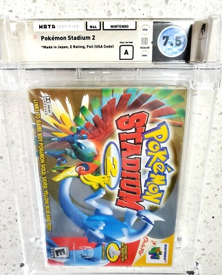 Factory Sealed POKEMON STADIUM Nintendo 64 N64 WATA A Not