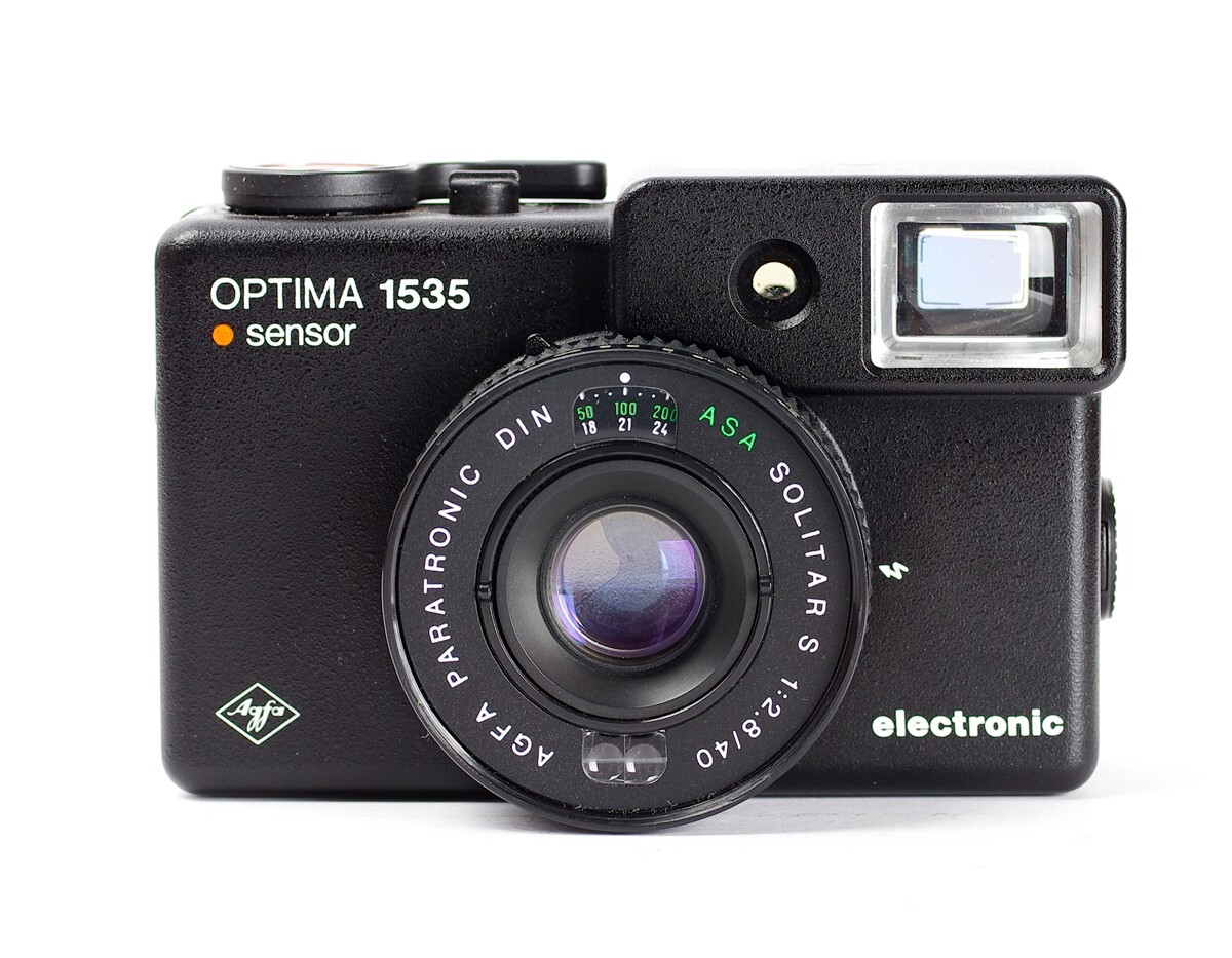 Agfa Optima 1535 Sensor Electronic Solitar 2.8/40 Rangefinder 35mm 