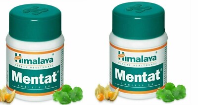 2 Pack X Himalaya MENTAT 60 Tablets FREE SHIP