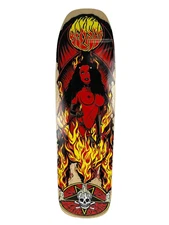 Benson RED Devil Woman Pro Deck Death Skateboards Shovel POOL Shape 9 "