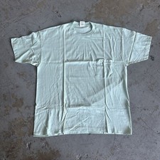 NWT Vintage 90s Gap Light Green Short Sleeve Pocket T-Shirt XL Made In USA NEW