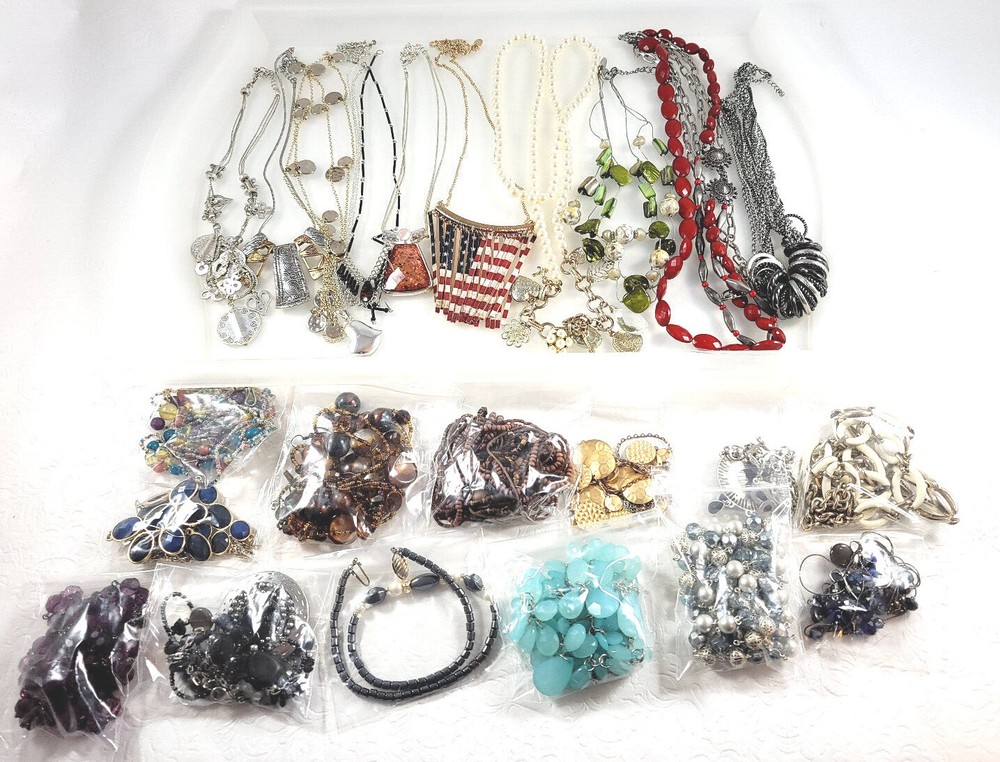 24-Piece Necklace Reseller Lot - Stylish & Wearable Jewelry Bundle  