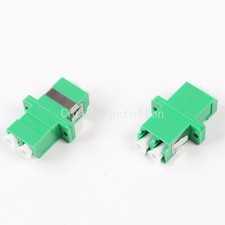 25Pcs LC to LC APC Duplex Fiber Optical Coupler Connector Fiber Flange Adapter