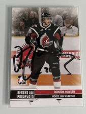 2009-10 ITG Heroes and Prospects Quinton Howden #123 Auto Autograph Signed