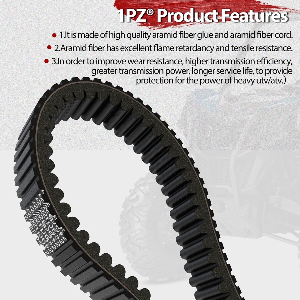 Drive Belt For Ski-Doo Limited 800 SDI GSX Legend 417300383 HO Power - Foto 3