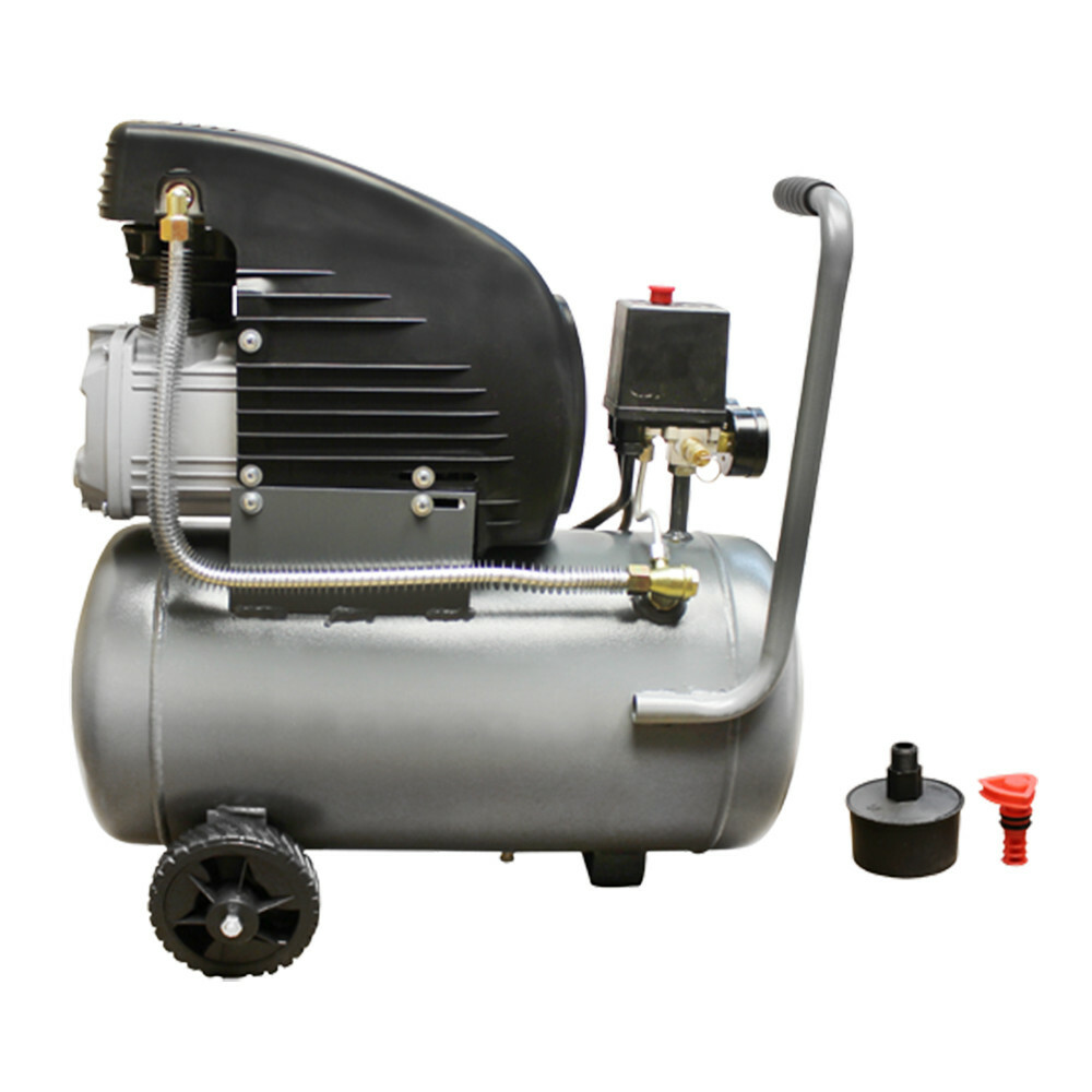 6 Gallon Horizontal Tank Air Compressor 2 Hp Motor 115 PSI