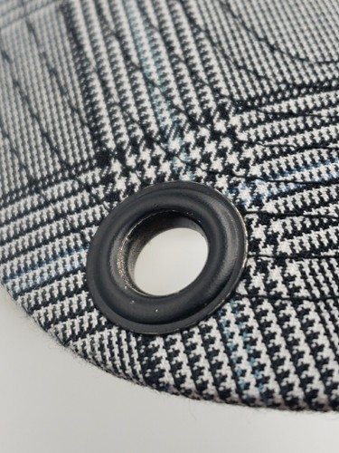 unique flex-fit checkered gray hat fishing fish Embroidered SMALL-MEDIUM - Picture 2 of 13