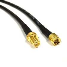 WIFI antenna adapter SMA male to SMA female nut pigtail cable RG58 50cm 20" New