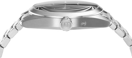 Emporio Armani AR11553 Herren Uhr Mondphase Analog 5ATM Edelstahl Silber - Bild 4 von 6