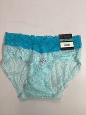 Womens No Boundaries Blue Lace Hipster Briefs NEW NWT