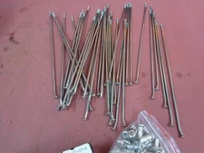 Vintage TRIUMPH BSA OTHERS Rpl MOOSE 21" STAINLESS STEEL 36 Spoke Nipple Set